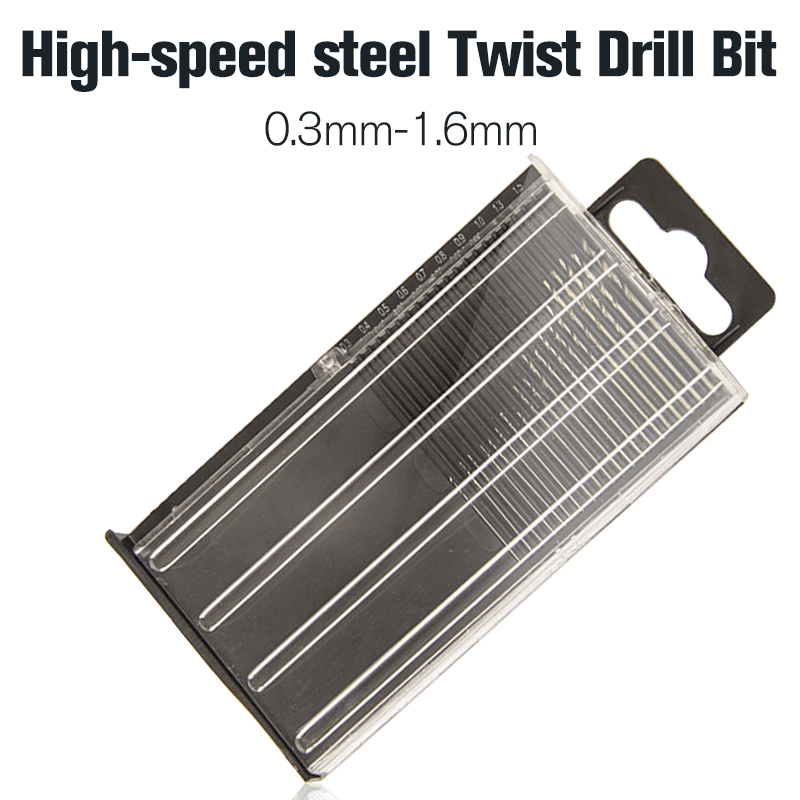 HOEN 20Pcs / set 0.3mm - 1.6mm HSS ũ ƮƮ 帱 Ʈ Ʈ    CraftCase  ǰ Mini High Speed ??Steel/HOEN 20Pcs/set 0.3mm-1.6mm HSS Micro Twist